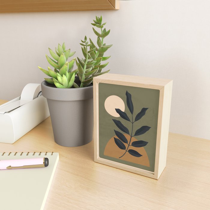 Abstract Art /Minimal Plant 40 Mini Art Print Gallery Image 2