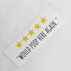 Would Poop Here Again Yoga Mat Gallery Image 1