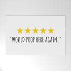 Would Poop Here Again Welcome Mat Gallery Image 1
