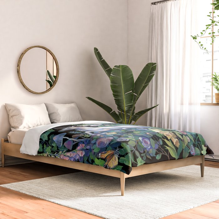 Unicorns Magical Rose Garden Comforter Gallery Image 2