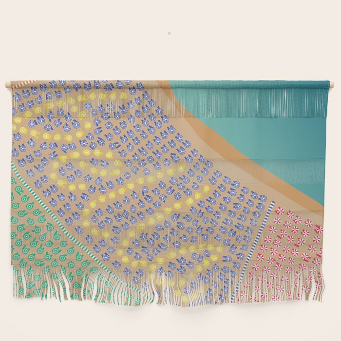 Bella / Beautiful Italy Beach Umbrellas - Aerial Italian Wall Hanging Gallery Image 1