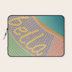 Bella / Beautiful Italy Beach Umbrellas - Aerial Italian Laptop Sleeve Gallery Image 1
