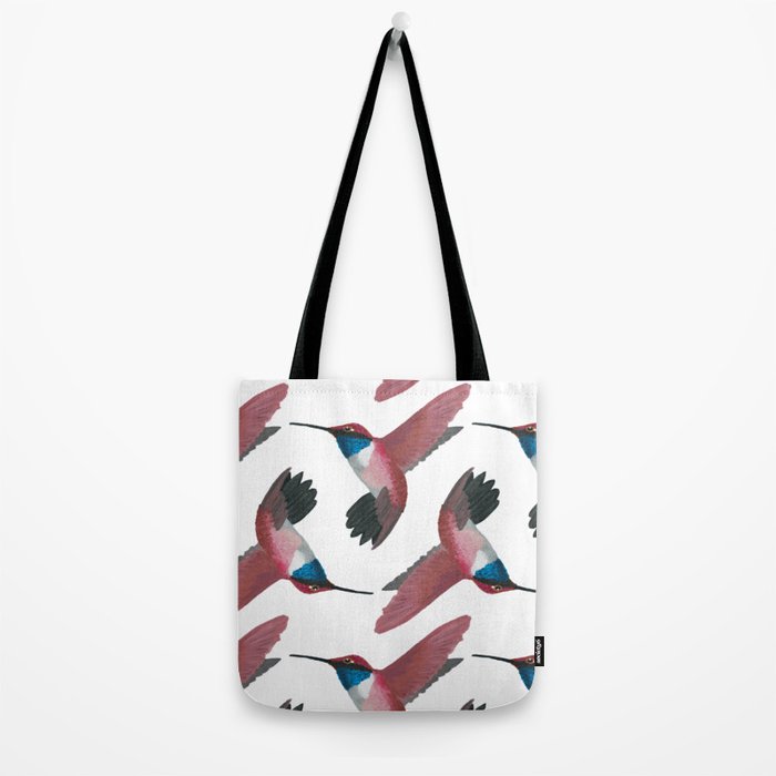 Red Hummingbird  Tote Bag Gallery Image 2