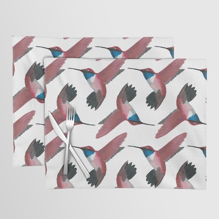 Red Hummingbird  Placemat Gallery Image 1