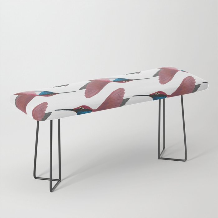 Red Hummingbird  Bench Gallery Image 1