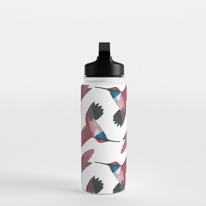 Red Hummingbird  Water Bottle Gallery Image 3