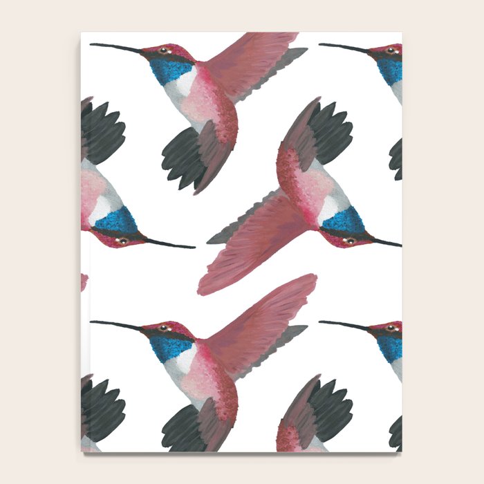 Red Hummingbird  Notebook Gallery Image 4