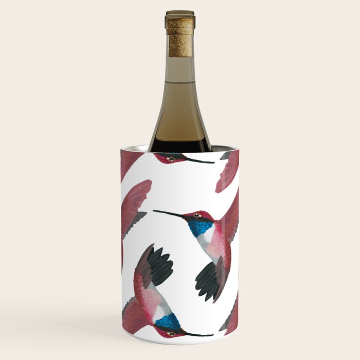 Red Hummingbird  Wine Chiller Gallery Image 2