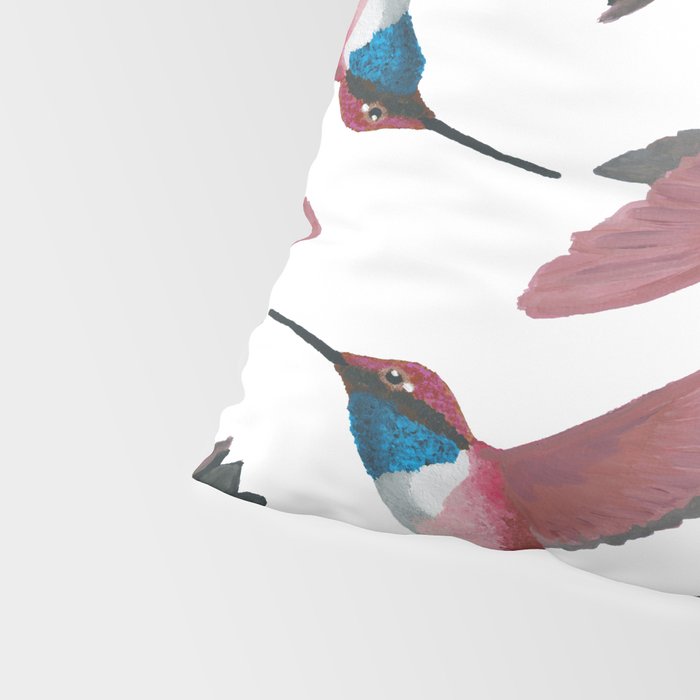 Red Hummingbird  Pillow Sham Gallery Image 4