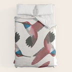 Red Hummingbird  Duvet Cover Gallery Image 6