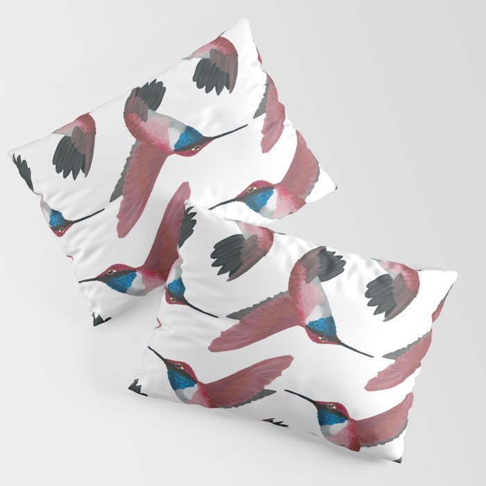 Red Hummingbird  Pillow Sham Gallery Image 1