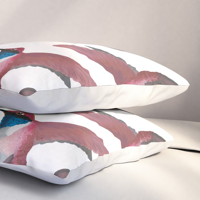 Red Hummingbird  Pillow Sham Gallery Image 3