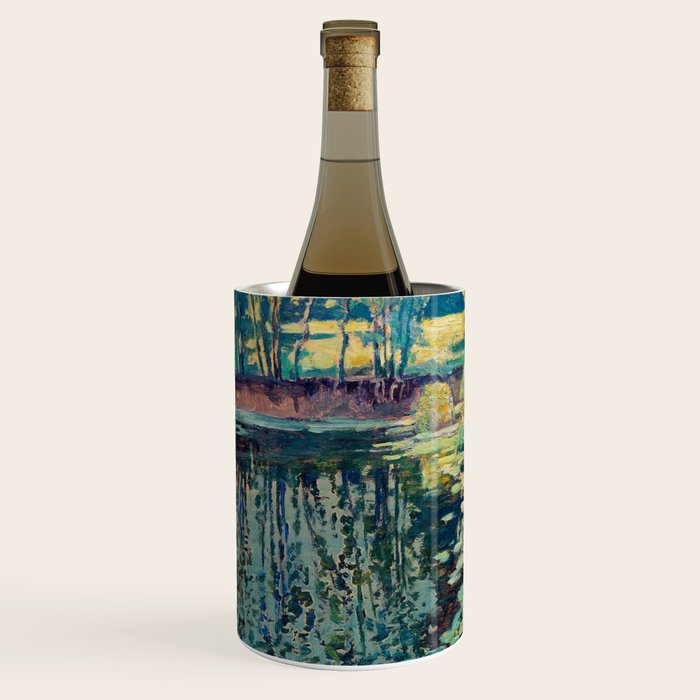 VaÌclav RadimskyÌ Landscape with lily pond Oil Painting  Wine Chiller Gallery Image 2
