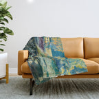 VaÌclav RadimskyÌ Landscape with lily pond Oil Painting  Throw Blanket Gallery Image 1