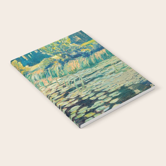 VaÌclav RadimskyÌ Landscape with lily pond Oil Painting  Notebook Gallery Image 2