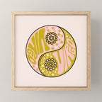 Virgo Yin Yang Mini Art Print Gallery Image 1