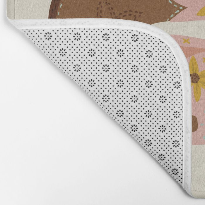 Cowgirl Boots â Blush & Mint Bath Mat Gallery Image 2