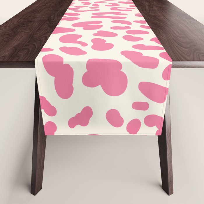 Pink Leopard Print Table Runner Gallery Image 1