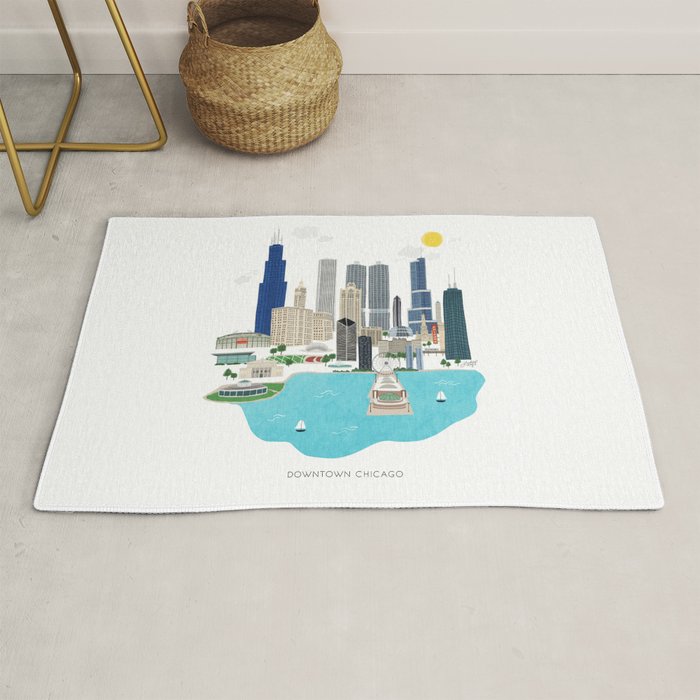 Chicago Illustration Rug Gallery Image 1