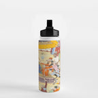 Artist Basawan (Designer) Title The Young Emperor Akbar Arrests the Insolent Shah Abuâl-Maali Indian Miniature Painting Water Bottle Gallery Image 2