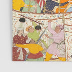 Artist Basawan (Designer) Title The Young Emperor Akbar Arrests the Insolent Shah Abuâl-Maali Indian Miniature Painting Poster Gallery Image 3
