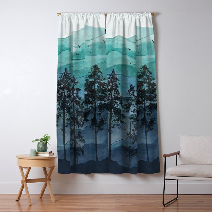 Mountains II Window Curtain Gallery Image 1