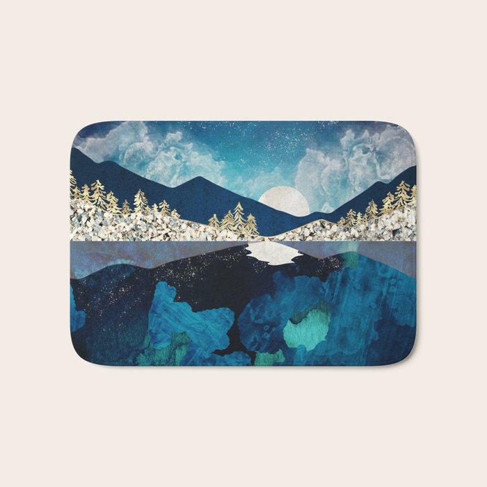 Midnight Water Bath Mat Gallery Image 1