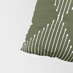 Geo (Olive Green) Pillow Sham Gallery Image 4