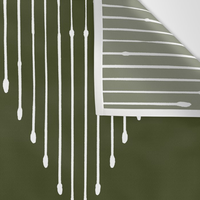 Geo (Olive Green) Wall Tapestry Gallery Image 3