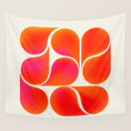 Gradient Playful Shapes  Wall Tapestry Gallery Image 4