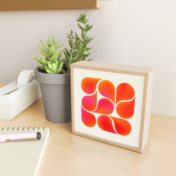 Gradient Playful Shapes  Mini Art Print Gallery Image 2