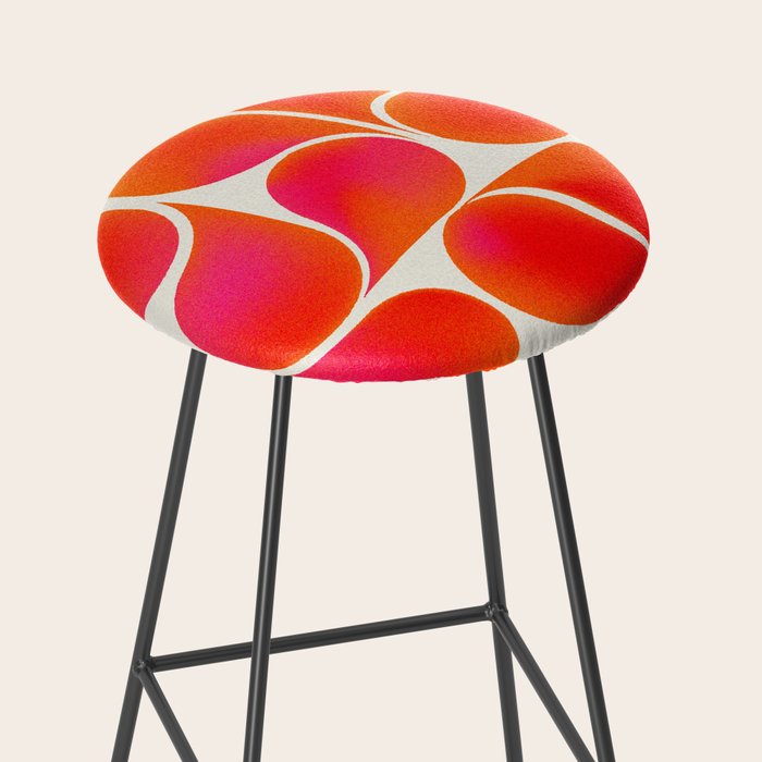 Gradient Playful Shapes  Stool Gallery Image 2