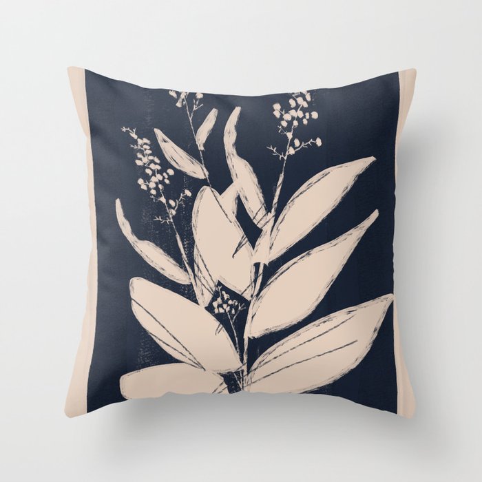 minimal plant 20 Throw Pillow Gallery Image 6