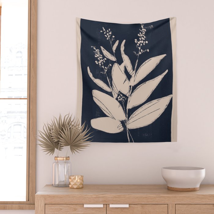 minimal plant 20 Wall Tapestry Gallery Image 2