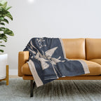 minimal plant 20 Throw Blanket Gallery Image 1