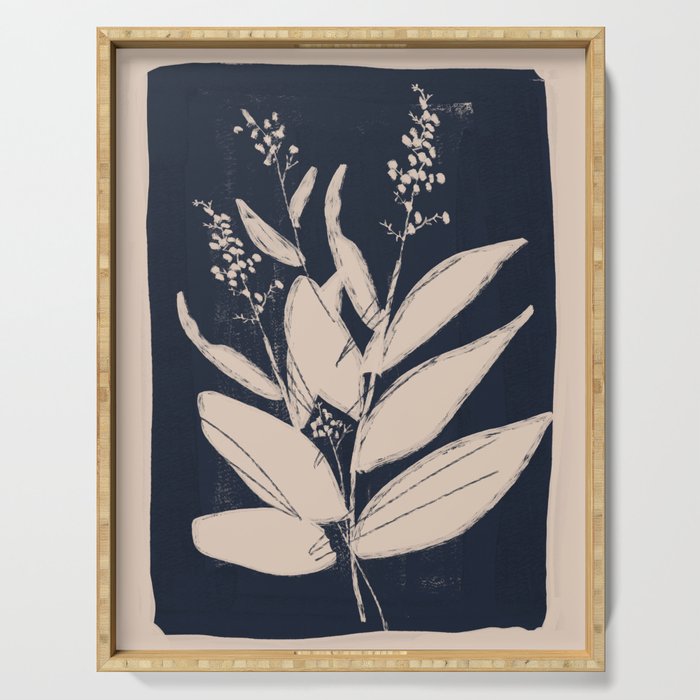 minimal plant 20 Serving Tray Gallery Image 1