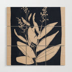 minimal plant 20 Wood Wall Art Gallery Image 1