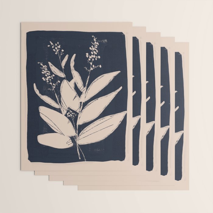 minimal plant 20 Wrapping Paper Gallery Image 3