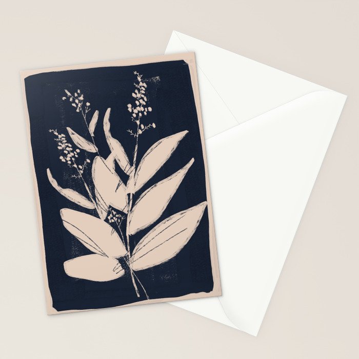 minimal plant 20 Stationery Card Gallery Image 2