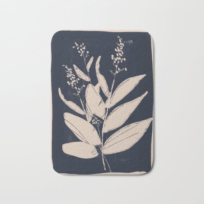 minimal plant 20 Bath Mat Gallery Image 1