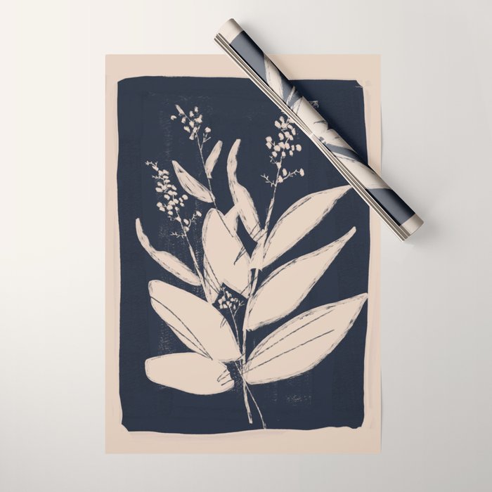 minimal plant 20 Wrapping Paper Gallery Image 1