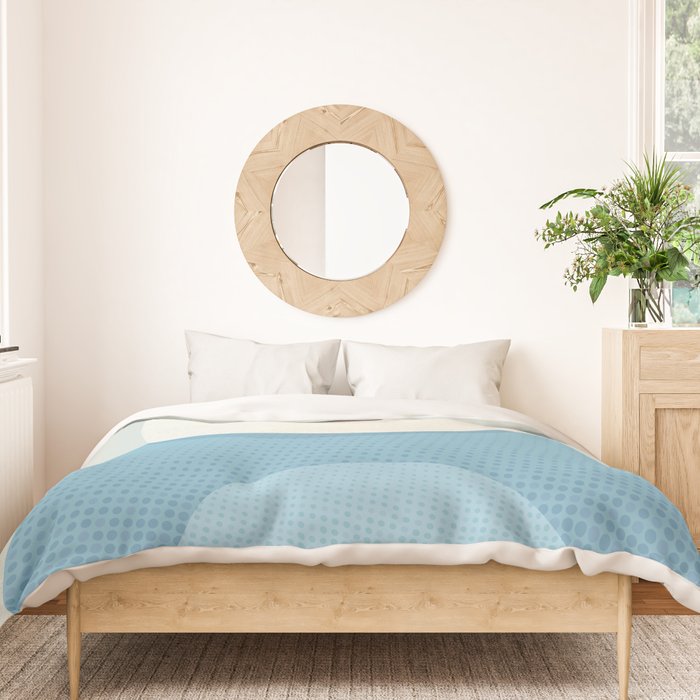 Whimsy Polar Bear, Animal Portrait Duvet Cover Gallery Image 3