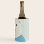 Whimsy Polar Bear, Animal Portrait Wine Chiller Gallery Image 3