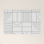 My Favorite Geometric Patterns No.19 - White Welcome Mat Gallery Image 1