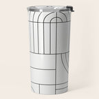 My Favorite Geometric Patterns No.19 - White Travel Mug Gallery Image 2