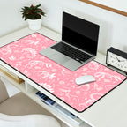 Excavated Dinosaur Fossils in Candy Pink Desk Mat Gallery Image 2