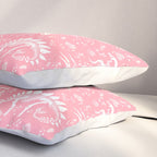 Excavated Dinosaur Fossils in Candy Pink Pillow Sham Gallery Image 3