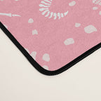 Excavated Dinosaur Fossils in Candy Pink Desk Mat Gallery Image 4