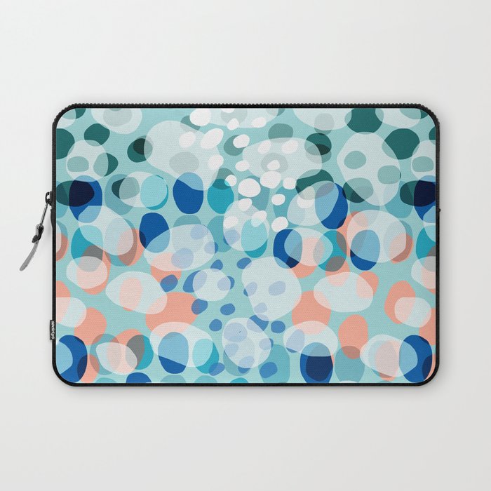 Rock Pool reflection - sea green Laptop Sleeve Gallery Image 1
