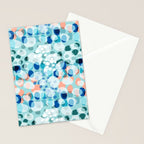 Rock Pool reflection - sea green Stationery Card Gallery Image 2